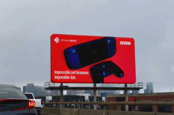 Steam Deck Billboard Ad